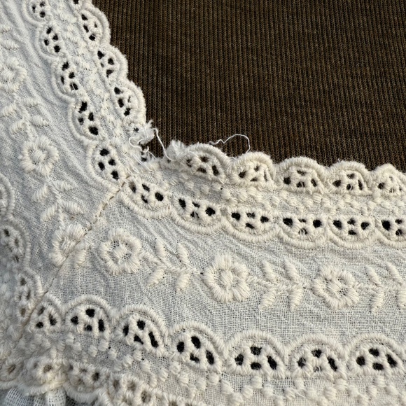 Dreamy Vintage 70s white prairie maxi dress - Picture 9 of 13